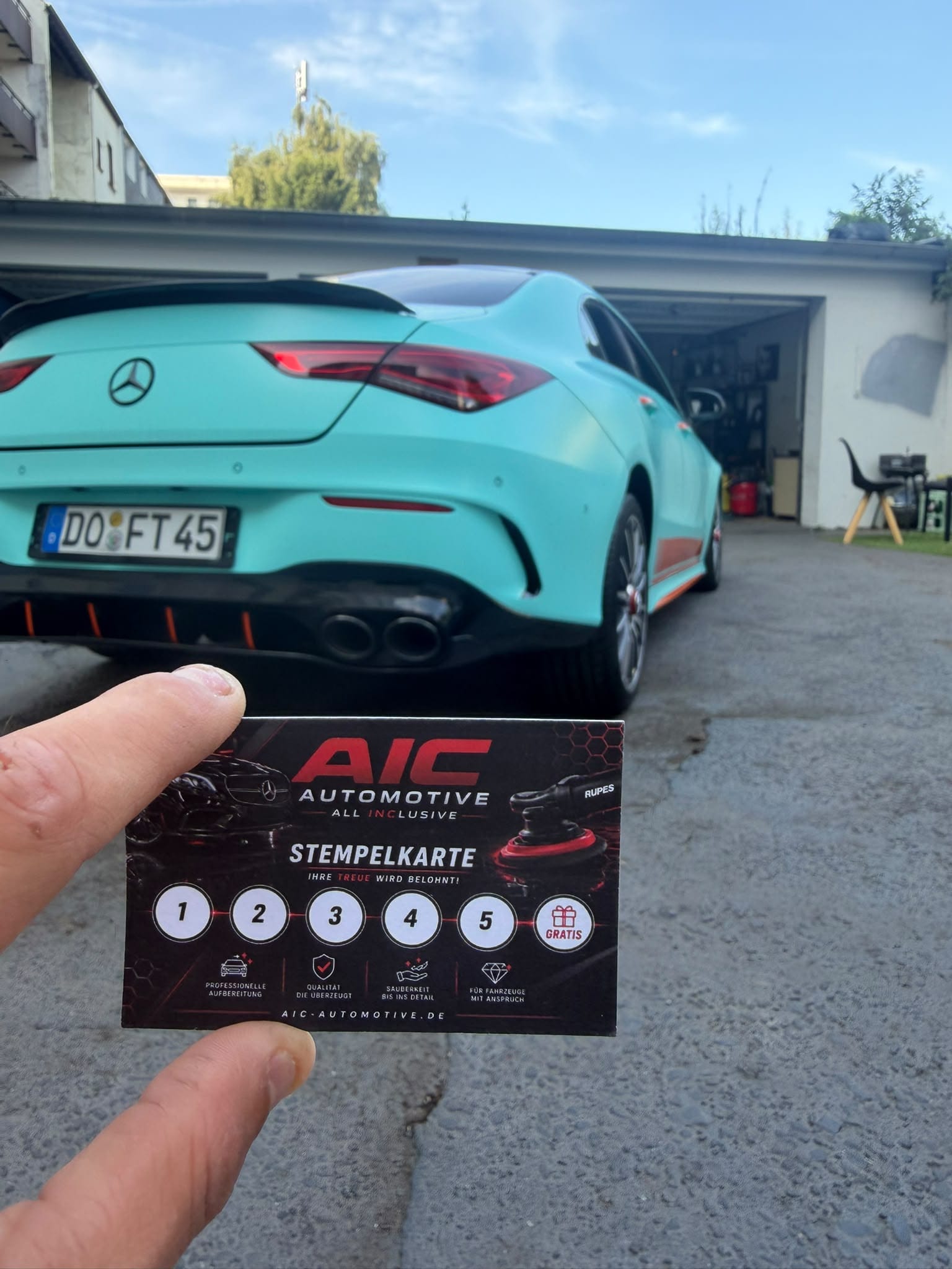 Mercedes-Benz CLA 250 Stage 1 nach der Fahrzeugaufbereitung